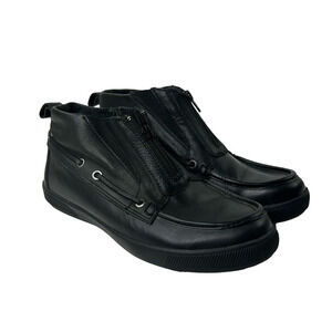 Cougar Cobalt Black Leather Winter Bootie